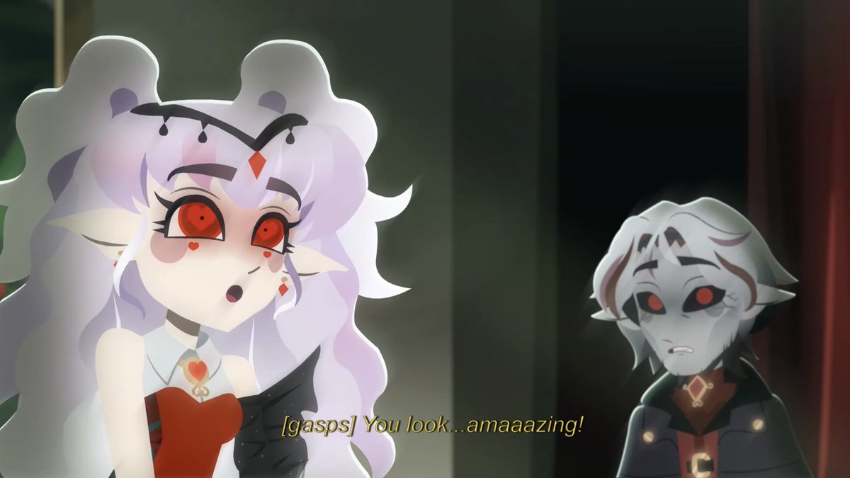 MISSROSSWEISSE's tweet photo. i need everyone and their mothers to watch hatifas’ new vsmp animation bc im obsessed . these character designs have my jaw on the floor i need more people to talk abt this hello https://t.co/3vHXG50sNV
