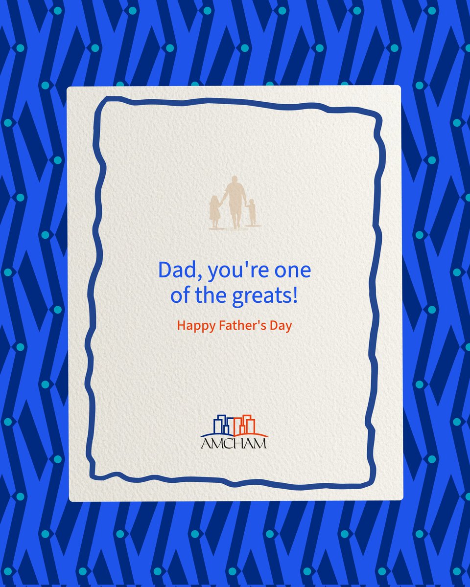 amchamperu's tweet photo. Detrás de cada gran profesional hay un papá que enseñó, con el ejemplo, que las cosas se hacen con esfuerzo y con corazón. 💙

¡Gracias por tanto, papá! 💙 https://t.co/urTkxEfOxb