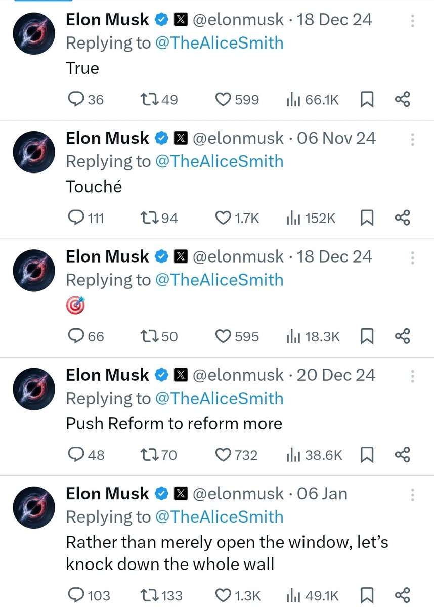 nickreeves9876's tweet photo. Musk amplified a claim that Stalin, Mao, and Hitler didn't murder millions of people - public sector workers did.

The claim came from TheAliceSmith, an account parroting Russian propaganda account, via Rothmus, another Russian propaganda mouthpiece Rothmus

Musk has repeatedly amplified both accounts.

Musk is the key orchestrator of Russian propaganda in the West.