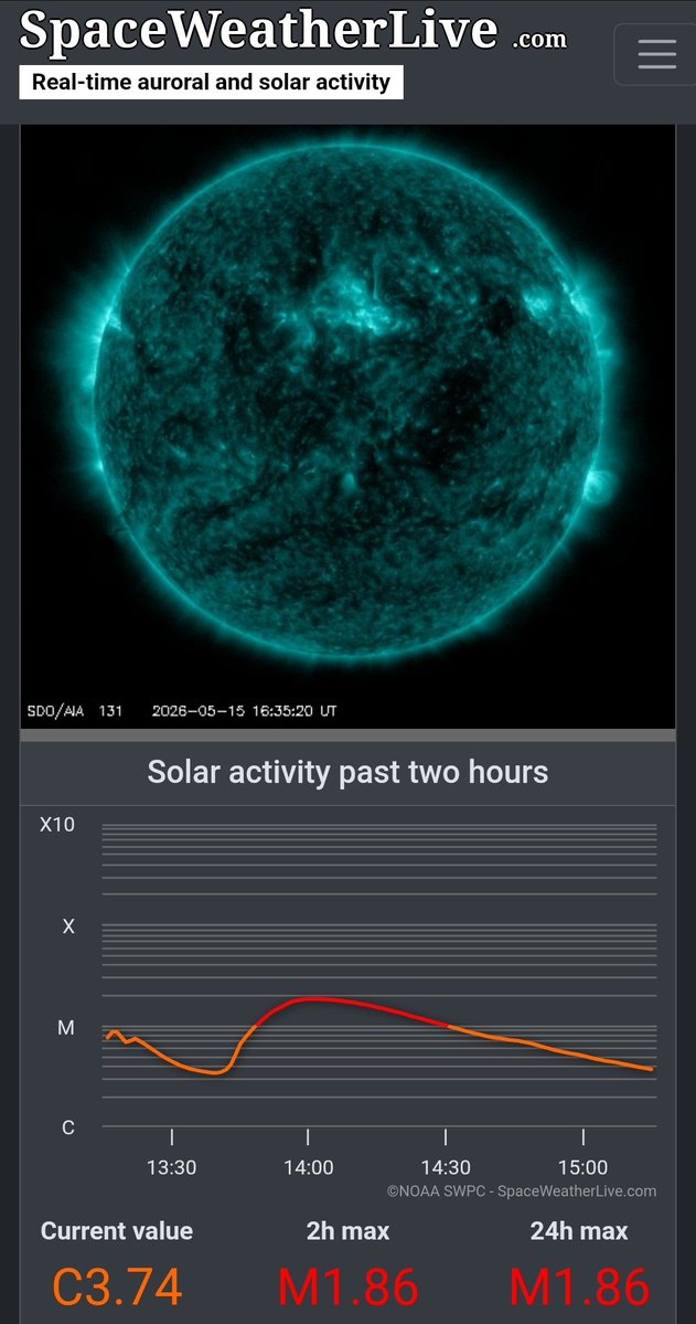 redheadtwit's tweet photo. Schumann Resonance evening update for 6/20/26. https://t.co/kmAstu7aNo