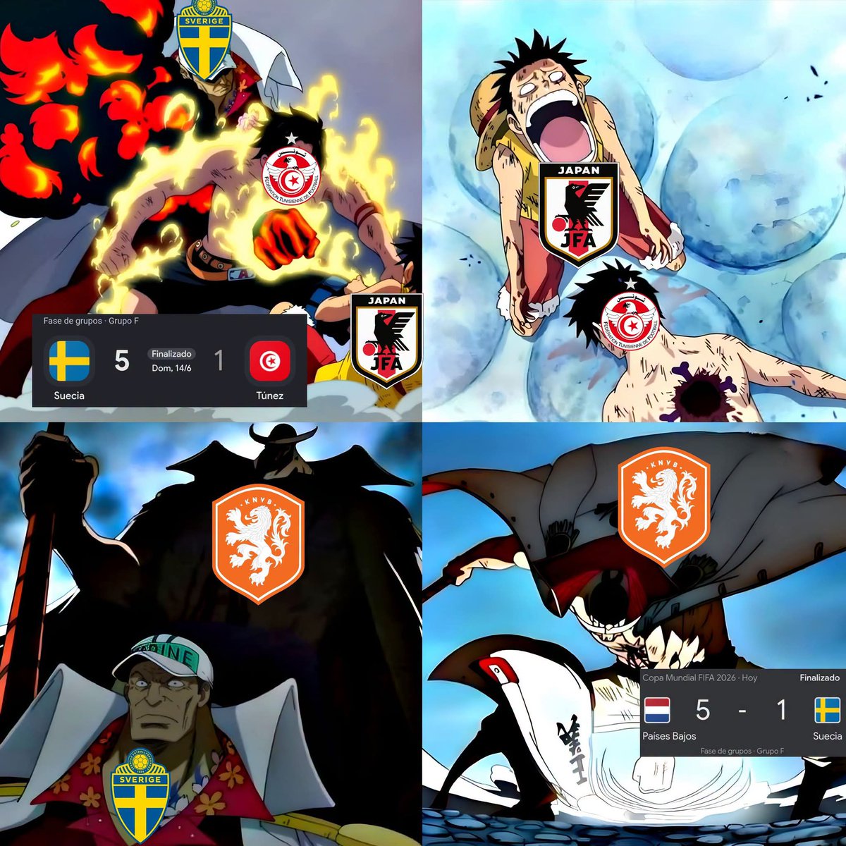 AnimetrendsLA's tweet photo. Así las cosas en el grupo F del Mundial 😭 https://t.co/P23hThSzQ5