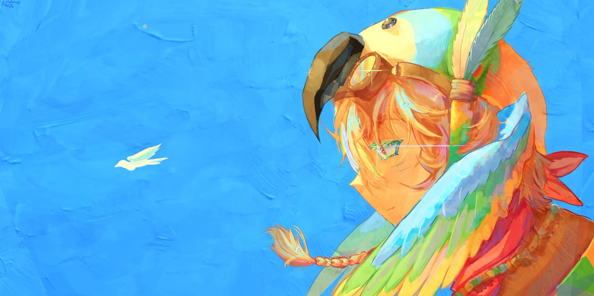 wondervail's tweet photo. parrot  #parrotx2 #parrotx2fanart #unstableuniverse https://t.co/zY7FVuqWWZ