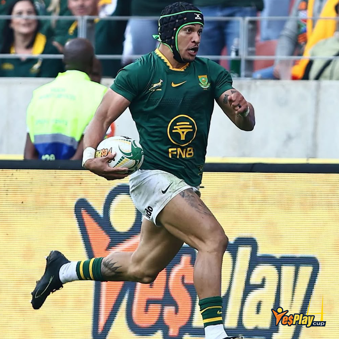 YesPlaySA's tweet photo. 🏉 What a day at the YesPlay Cup

🏆 A few snapshots from an unforgettable YesPlay Cup as the Springboks and Barbarians put on a show in Gqeberha 🏟

#YesPlayCup
