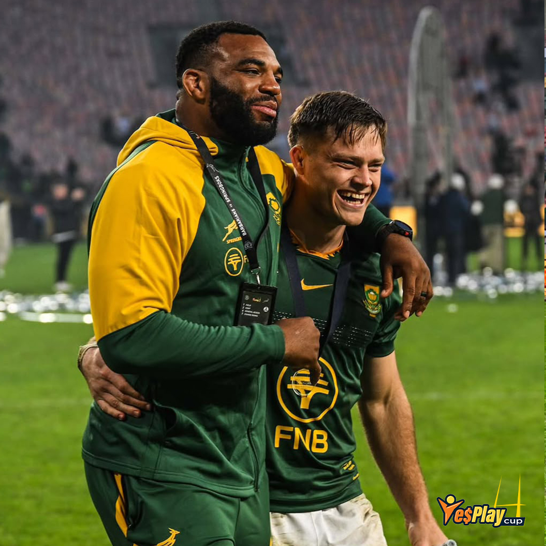 YesPlaySA's tweet photo. 🏉 What a day at the YesPlay Cup

🏆 A few snapshots from an unforgettable YesPlay Cup as the Springboks and Barbarians put on a show in Gqeberha 🏟

#YesPlayCup