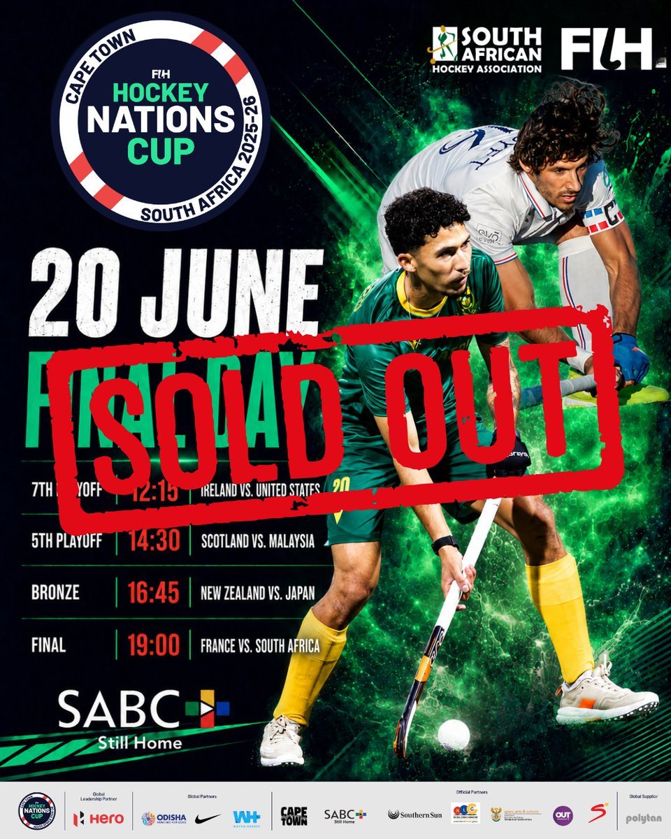 AfricaFactsZone's tweet photo. South Africa defeated New Zealand 2-2 (2-0 on shootout) to advance to the final of the FIH Hockey Nations Cup.

They won the Silver medal, after losing to France in the final.

South Africa's Cullin de Jager was named the Goalkeeper of the Tournament. https://t.co/LdI0tfnAh8