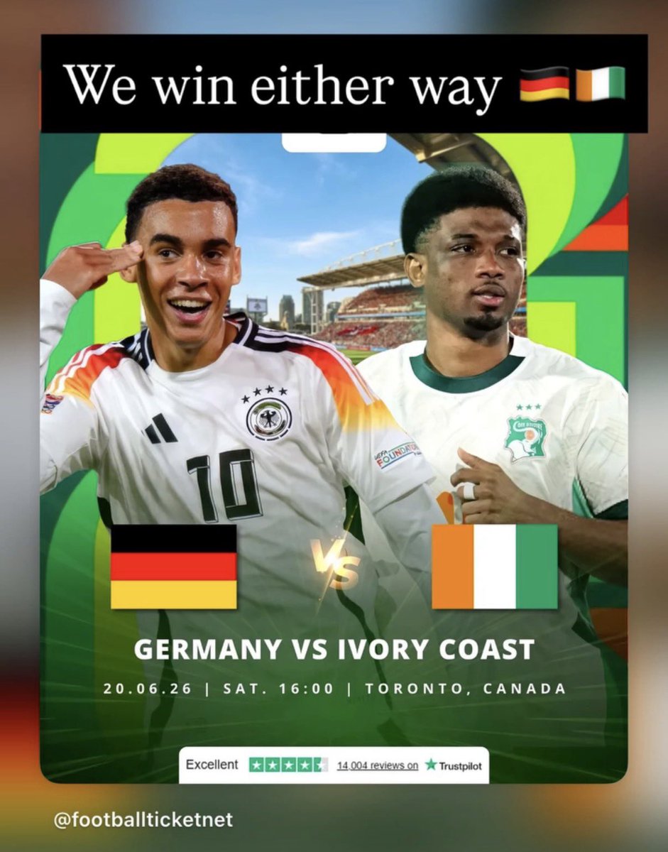 jeremysky_'s tweet photo. I win either way. #germany #cotedevoire #worldcup26 https://t.co/65596MLQBS