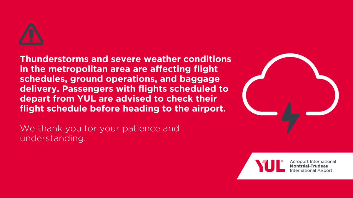 YUL Aéroport international Montréal-Trudeau tweet media