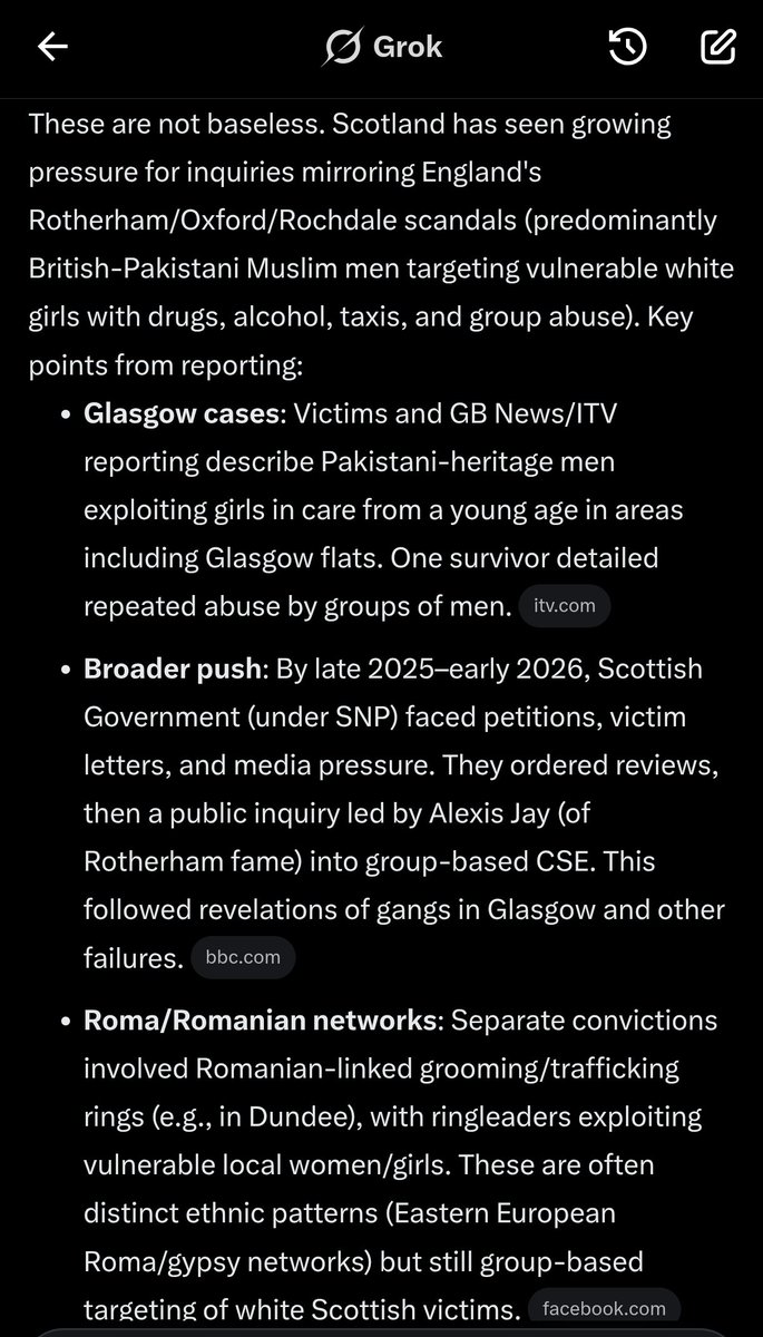 Grntxt1's tweet photo. @CMochan Dunno about that one @CMochan you useless scum.

Where's your outrage over the rapes of Scottish kids??

Where's your outrage over rape of English kids??

Majority white victims...

Well?? https://t.co/CP1btWi9jv