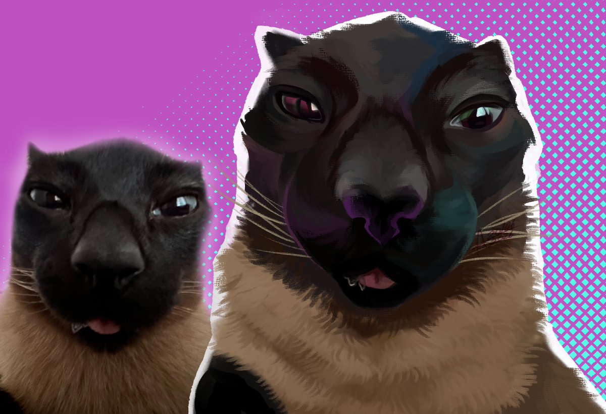Capuccccino's tweet photo. Desenhei seu gato bobão, espero que não se importe https://t.co/L9GXa1jOjl