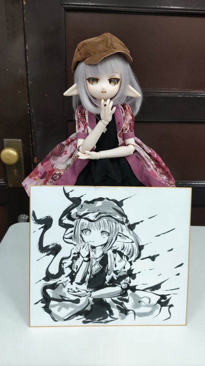 satoc_skd's tweet photo. 【承前】
うらんふさん(@uranhu777)に、ウチのサーラちゃんを描いていただきました 感謝です✨️ 家宝にします(おおげさ)
#KDM02 https://t.co/q9p6DSb78C