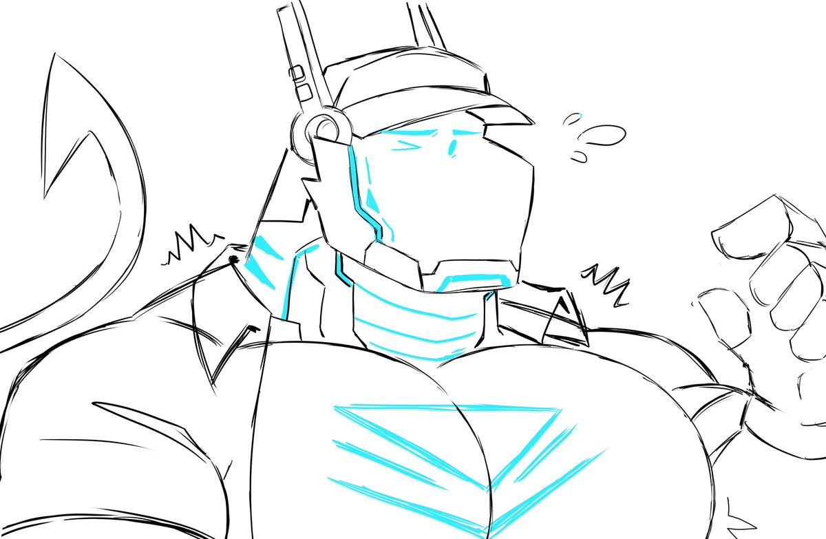 Akori_DragoKun's tweet photo. Lil WIP of my robot guy Shhh- https://t.co/ydK9zcI42g