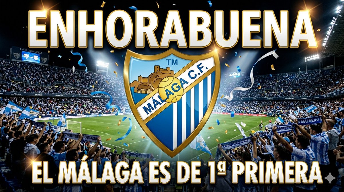 DavidPulidoN6's tweet photo. Enhorabuena @MalagaCF https://t.co/rvqBiuNrBu