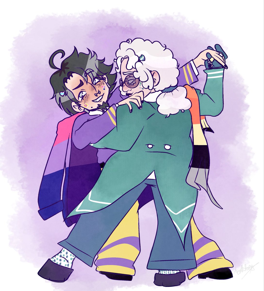 ergofangan_ofcl's tweet photo. Happy Pride Month from the ERGO cast!! For our second installment for this month (2/3 planned), we have Akataro and Zento!! Identity and flag meanings are provided in the second image!! <3
#ErgoHeartandSoul #ergohs #fangantwt #lgbt https://t.co/pMEB2eBoHU