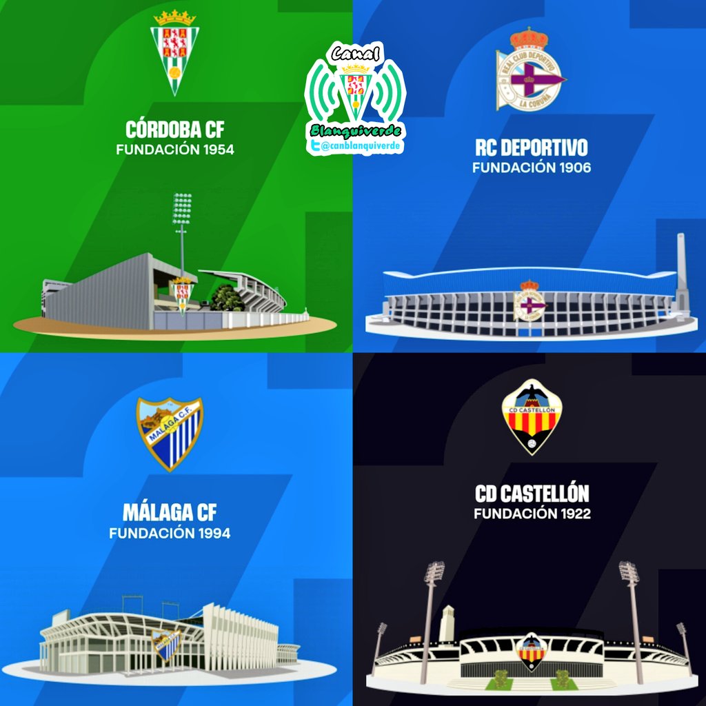 canblanquiverde's tweet photo. De aquellos 4️⃣ equipos de #PrimeraFederación que subieron en la 23/24:

1️⃣ ASCENDIDOS: @RCDeportivo y @MalagaCF
6️⃣ Ha jugado playoff: @CDCastellon
9️⃣ @CordobaCF_ofi

Difícilmente se superará ese cuarteto. Ojalá vernos pronto en 1ª.

#LaLigaHypermotion
#rivalesCCF https://t.co/D2Kd999bEk