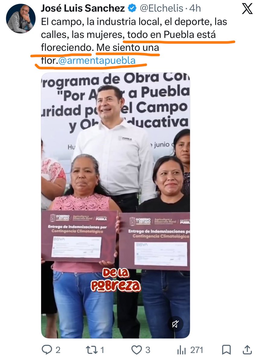 TonySanchezCam's tweet photo. Yo lo que veo FLORECER es la inseguridad, inundaciones, trabajo informal, corrupción y NEPOTISMO. 

Con el Cablebus no va a florecer ni una planta. 

Este es el lisonjero estrella del señor gobernador, no se puede tener tan poca vergüenza. 

#NoAlCablebús https://t.co/zMUvcIgO3S