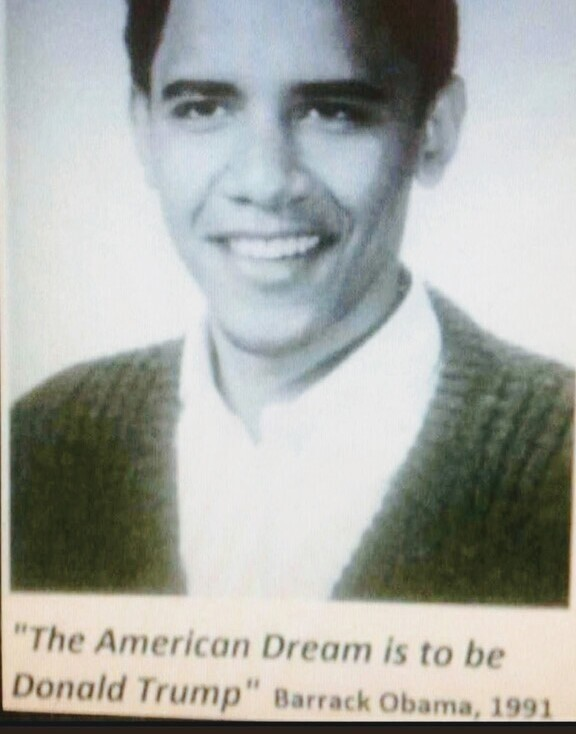 BDNZ29's tweet photo. @QuantumGuard17 Obama always had penis envy of Donald TRUMP.....🤔 https://t.co/SPjzaumQ7q