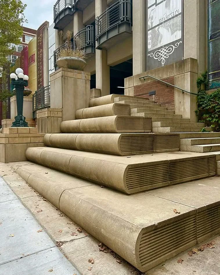 SciFiArchives's tweet photo. The staircase at the Kansas City Public Library. https://t.co/nN39YIMUeN
