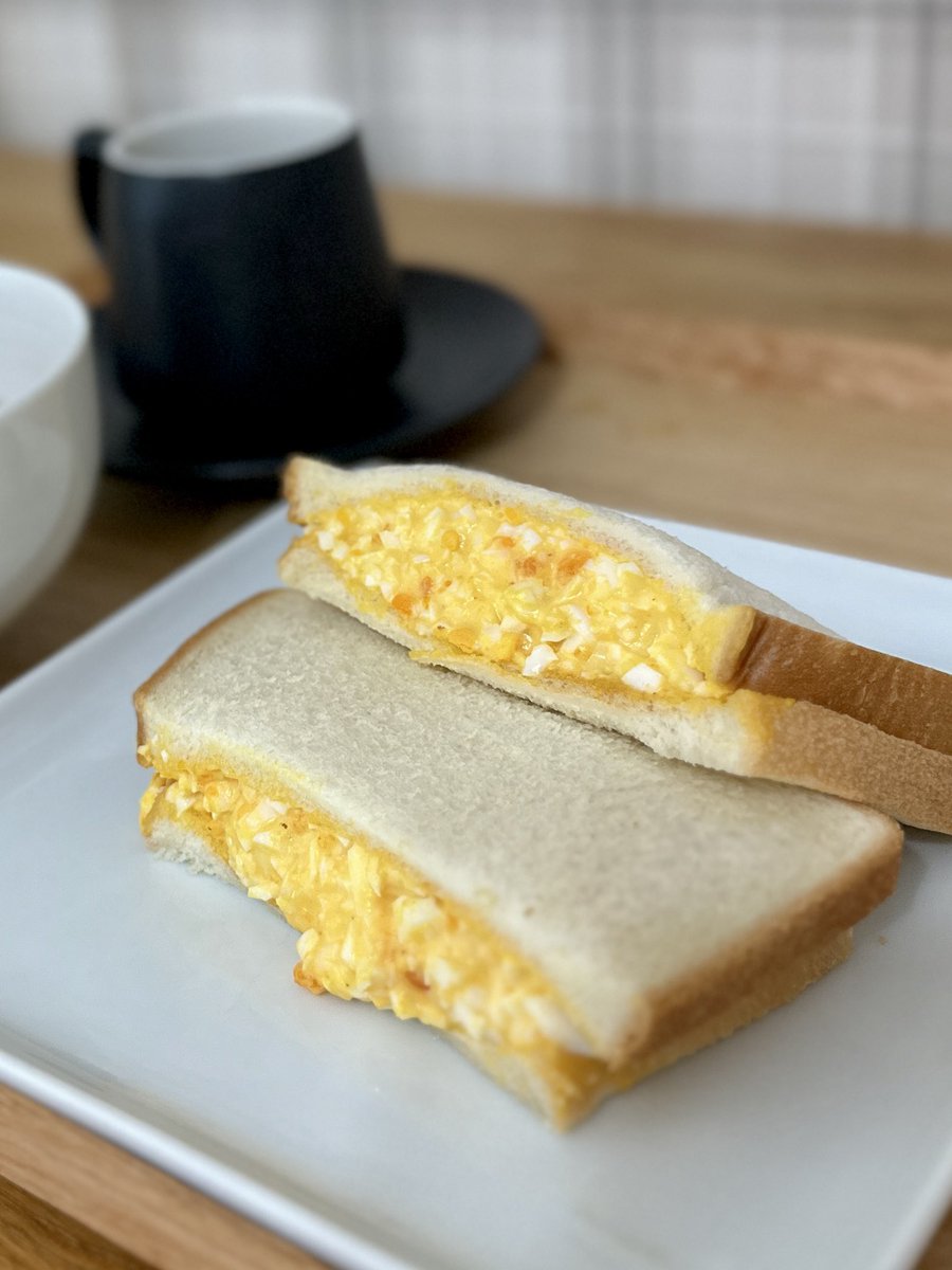 imanovchan's tweet photo. 今日の朝ごはんはたまごサンド🥚 https://t.co/y4que5EAlW