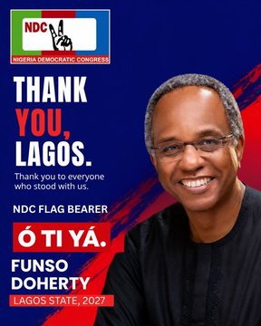AndrewOkere's tweet photo. Obidients who are you supporting to become the next Governor of Lagos among the following Candidates?  

Funsho Doherty NDC.                     Gbadebo ADC https://t.co/8mNexKLzw3