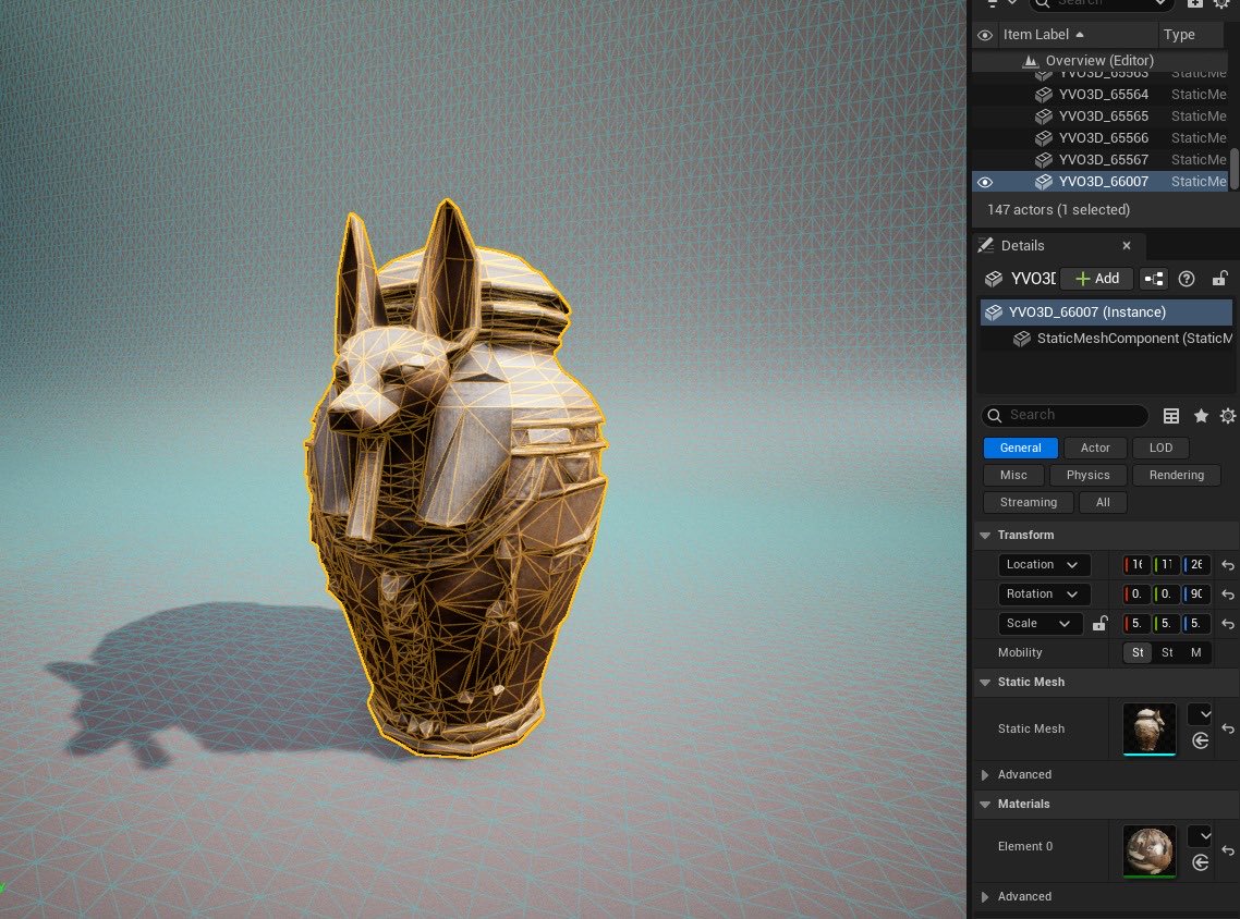 korac2002's tweet photo. Game-ready asset generated with Yvo3D from a single image.
Low-poly optimized, textured, and ready for Blender, Unreal Engine, Unity, and more in just a few minutes.
#gamedev #indiedev #unrealengine #unity3d #indiegamedev #3dartist #cgart #lowpoly #assetcreation #realtime3d https://t.co/jr5OlWh5pe