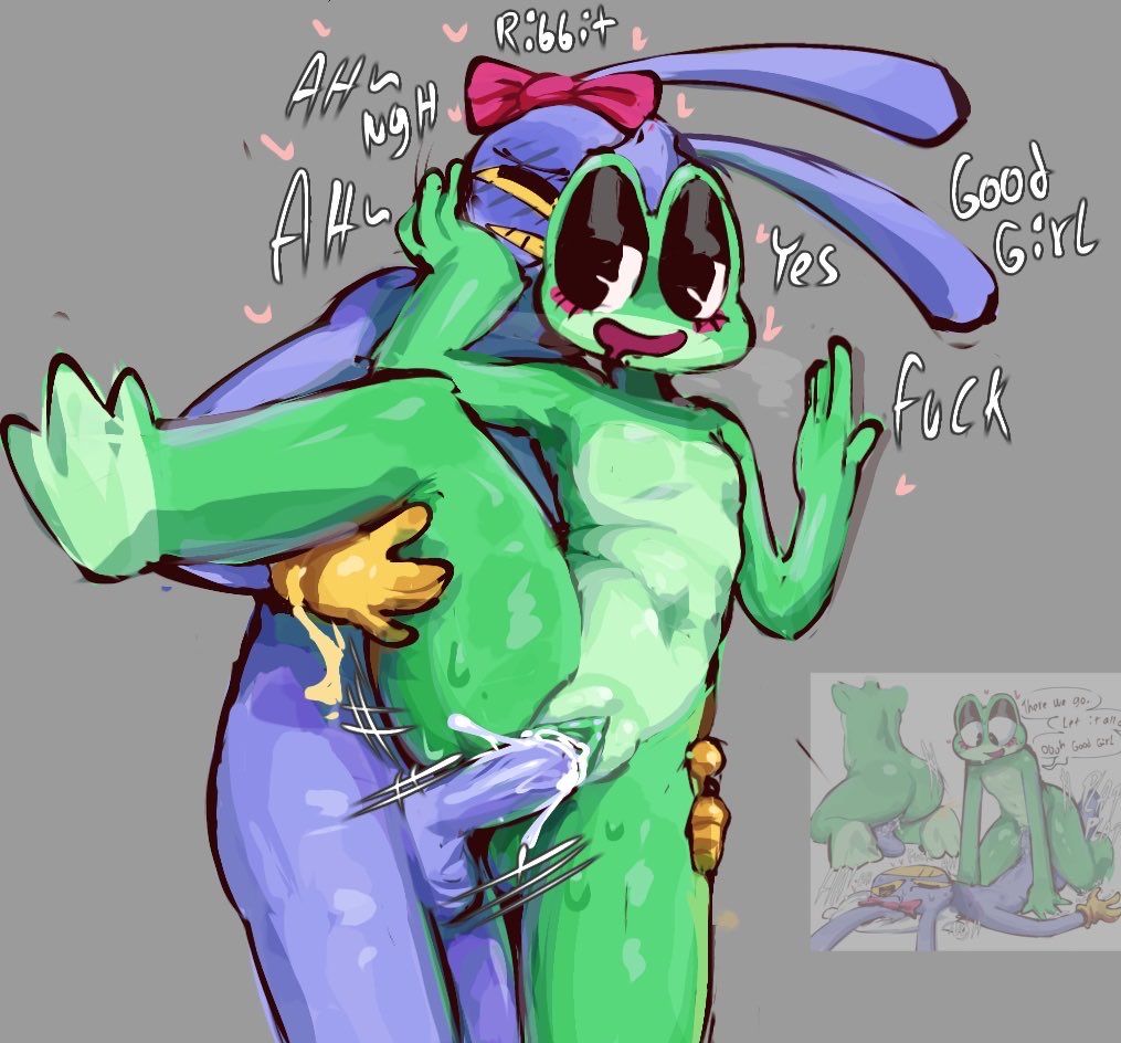 Citrusvodka25's tweet photo. More ribbit and Jax Yuri https://t.co/IK3jxTVnwr