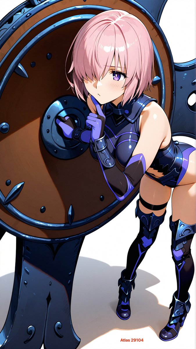 Atlas29104's tweet photo. 「先輩、私もファッションショーに出させてもらえませんか？この格好も水着みたいなものですよ。え？盾は離せません。狼藉者からマスターを守るために必要です！」
ちょっと拗ねる後輩ちゃんが朝のご挨拶をお届けします❤️
おはようございます😃
#マシュ・キリエライト #FGO https://t.co/eFcWxUoe0e