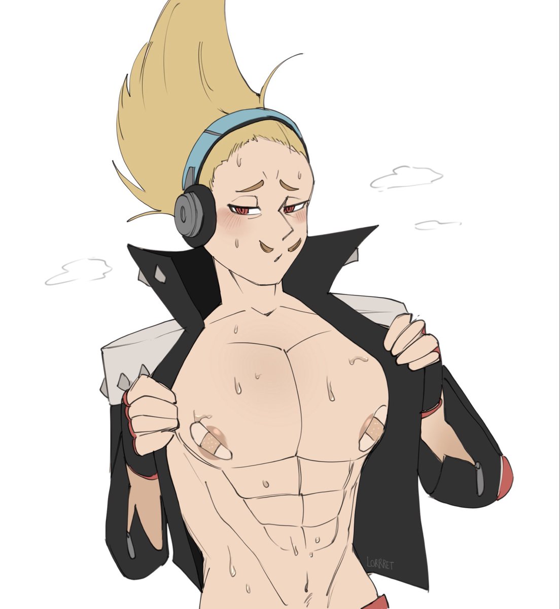 lorrret's tweet photo. mic taking a lil break during a summer patrol 
#presentmic https://t.co/T19HEgR0j3