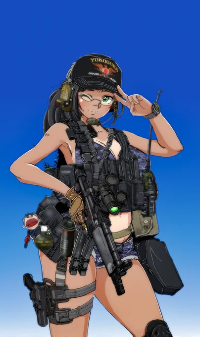 #これを見た人は無言で青が入っている画像を貼れ いやぁ～青いモノって結構描いてないなぁ・・・