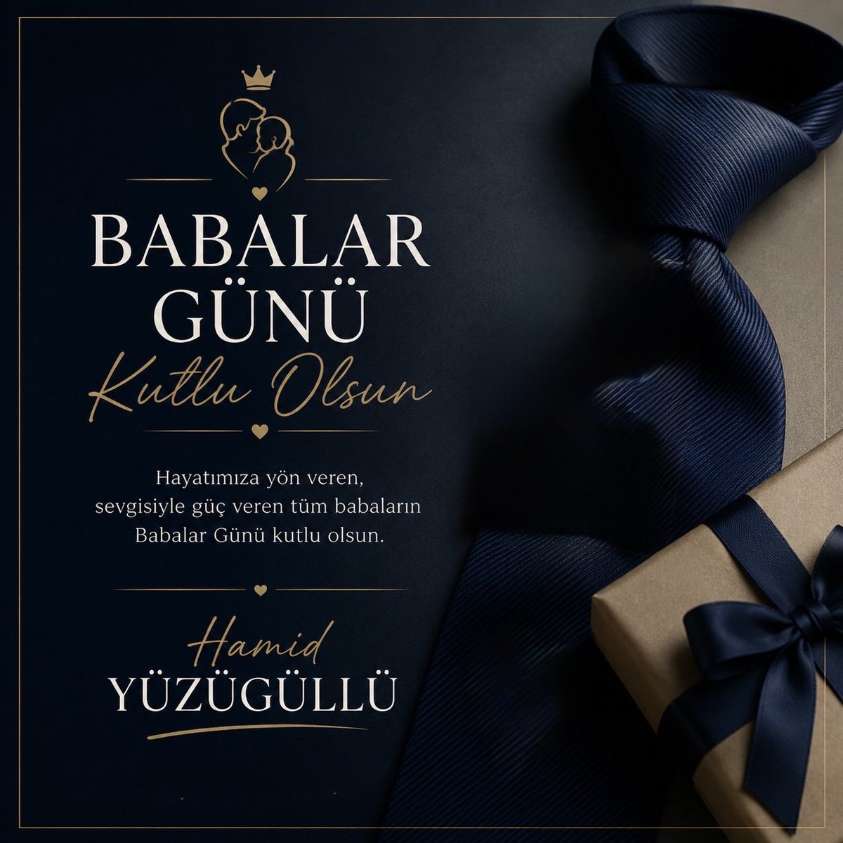 HamidYuzugullu's tweet photo. Sevgi ve fedakârlıklarıyla bizleri yetiştiren, emek veren ve yol gösteren tüm babaların Babalar Günü’nü en içten dileklerimle kutluyor; sağlık ve huzur diliyorum.

Başta kıymetli şehit babaları olmak üzere tüm babalarımızın “Babalar Günü” kutlu olsun.
Ebediyete irtihal etmiş babalarımızı rahmet, minnet ve saygıyla anıyor; aziz hatıralarını daima gönüllerimizde yaşatıyoruz.

Babalar Gününüz kutlu olsun…
#HamidYüzügüllü