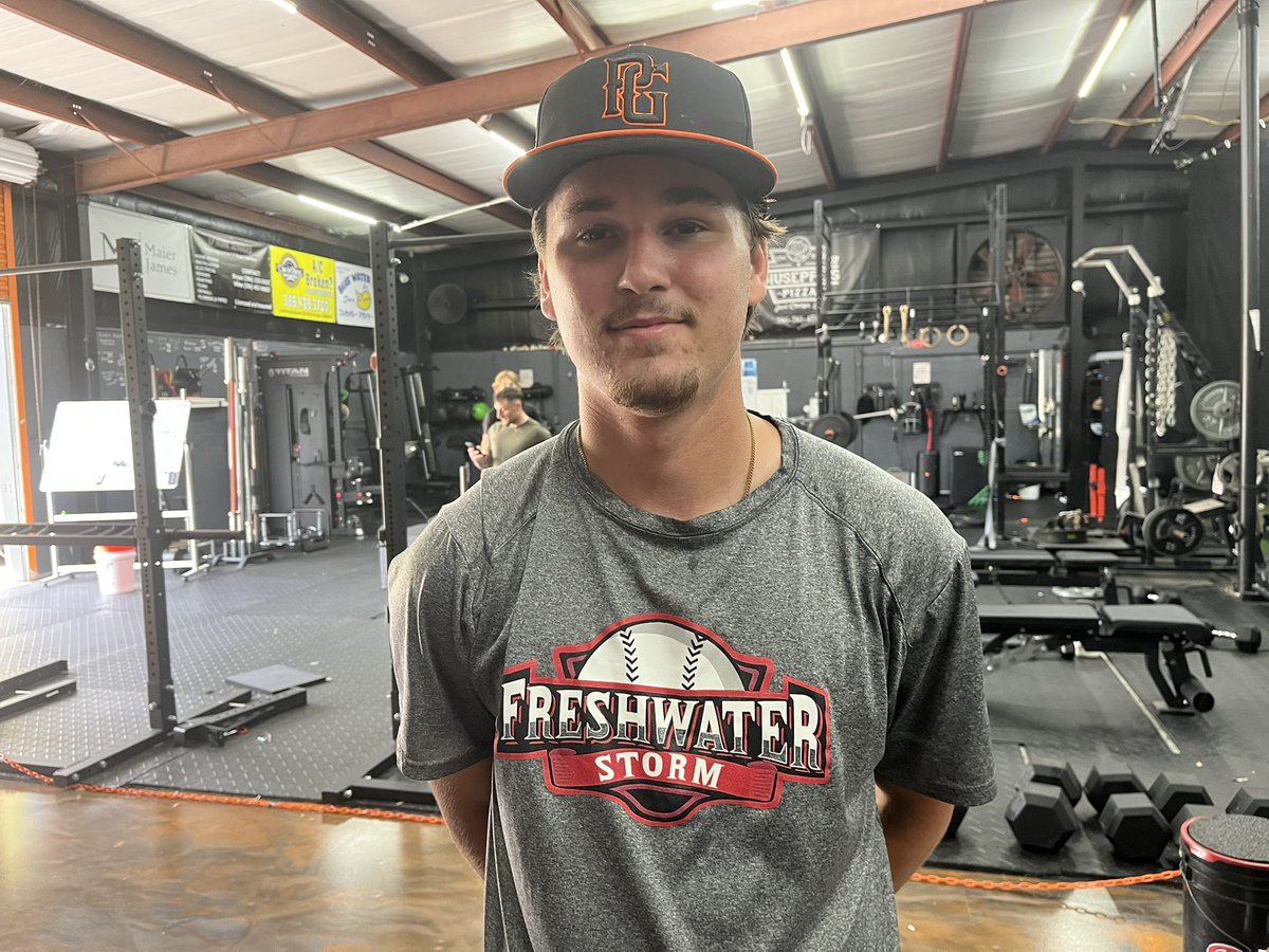 PrspCntSports's tweet photo. RHP Jayden Lochiatto was up to 93.7 today at Freshwater Storm College Live ABs. 
He had 3 Ks and 3 ground outs in 2 innings as his strong summer continues.
Jayden will play at Eastern Florida State College next season.
@jaydenlochiatto https://t.co/cjYsH5b3gH