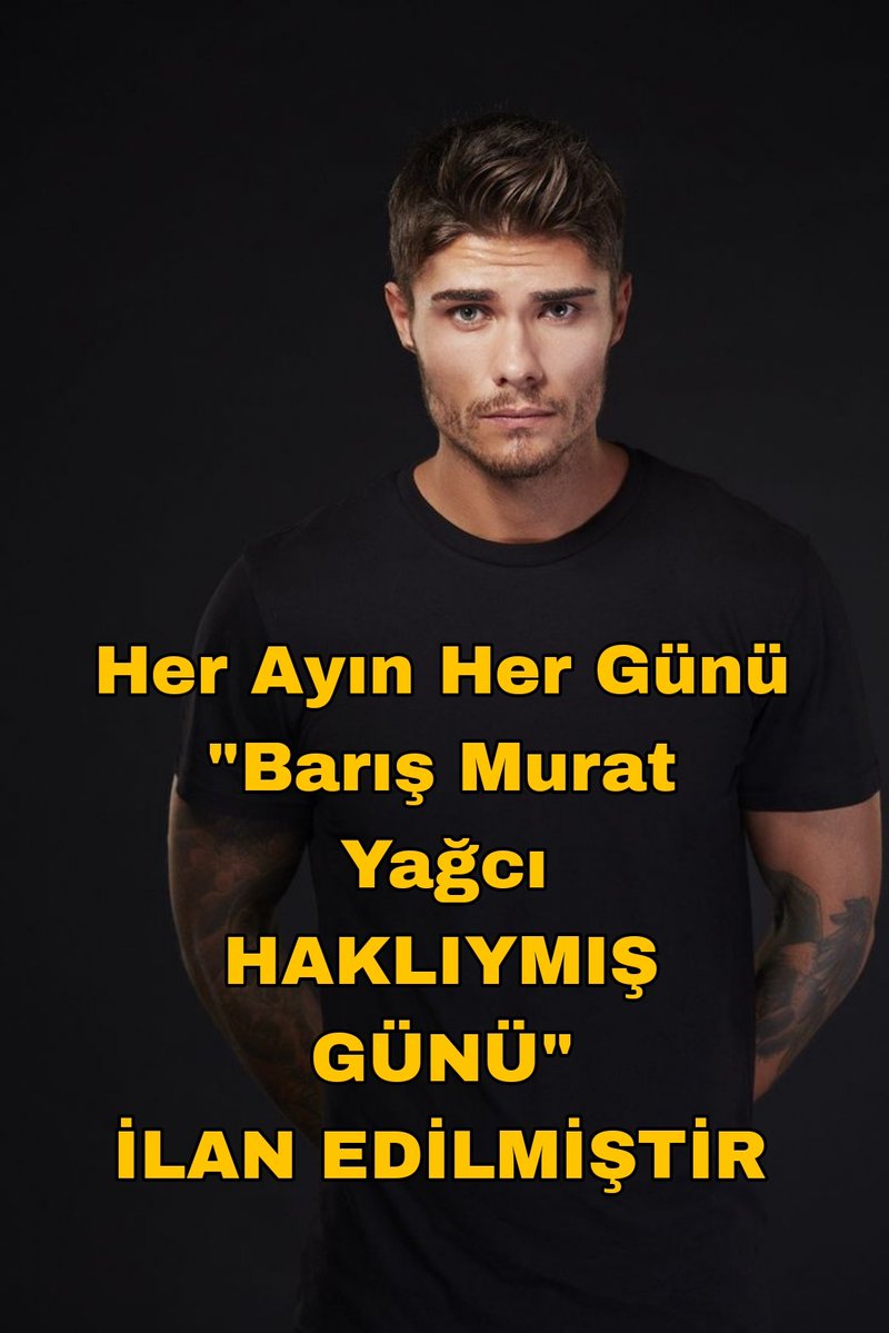 acemrevural's tweet photo. Her Ayın Her Günü "Barış Murat Yağcı HAKLIYMIŞ GÜNÜ" İLAN EDİLMİŞTİR.

#Bmyfc #BarışMuratYağcı #BarışMuratYağcıHaklıymışGünü https://t.co/4d9qkfPaag