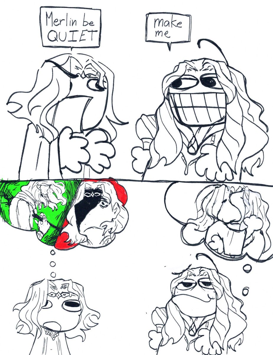 Eternallsarcasm's tweet photo. Heres some more old #afkjourney art featuring more  #CyrMer https://t.co/gX99rTGRAI