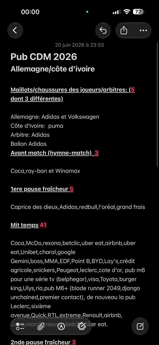 TymasLecoco's tweet photo. @terracid Tient @terracid TOTAL: 101 marques visibles dont 52 pub "vidéos" https://t.co/x0neayAWVf