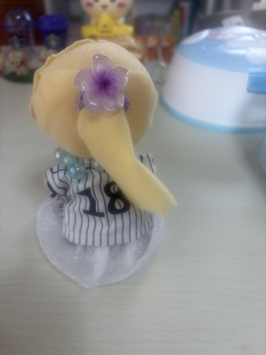 chiiris0066's tweet photo. ぬい活にちょうど良いユニフォーム見つけた♡♡背番号18だし良い！🔥 https://t.co/NfxO12PQHB