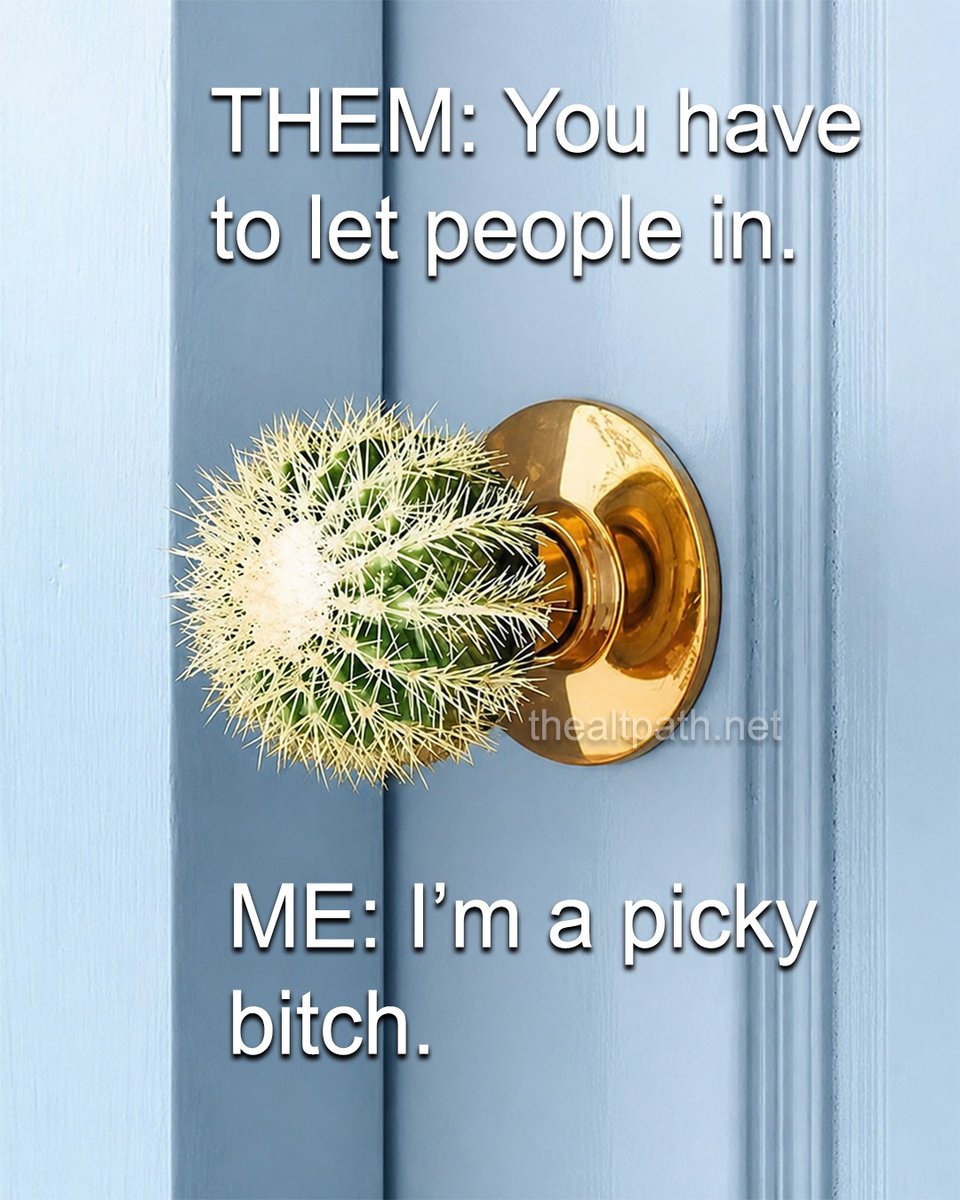 CoexistAltPath's tweet photo. #Witchcraft #WitchMemes #Empath #Boundaries #Discernment #SpiritualHumor #IntrovertLife https://t.co/K0Jcy6oZIh