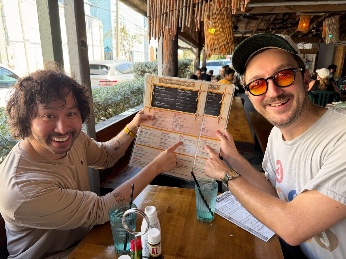wearewatcher's tweet photo. Two bros, chilling in a bar in Key West. https://t.co/GhFNVi2CTO
