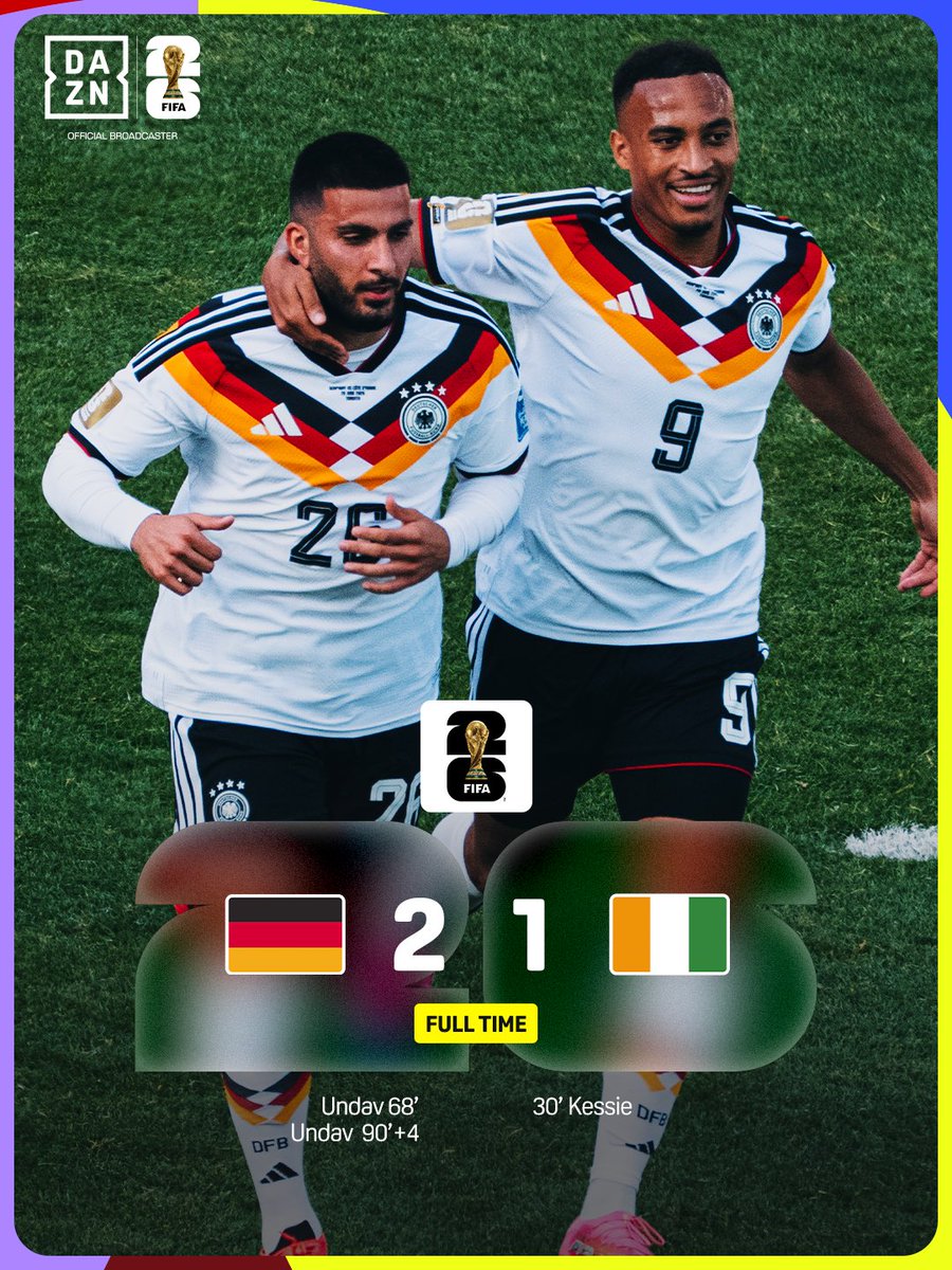 DAZN_IT's tweet photo. 𝐍𝐞𝐥 𝐬𝐞𝐠𝐧𝐨 𝐝𝐢 𝐔𝐧𝐝𝐚𝐯 🇩🇪 
Entra dalla panchina e ribalta il match 🔥

#GermaniaCostaDAvorio #FIFAWorldCup #DAZN https://t.co/ZtUyYNsCW0