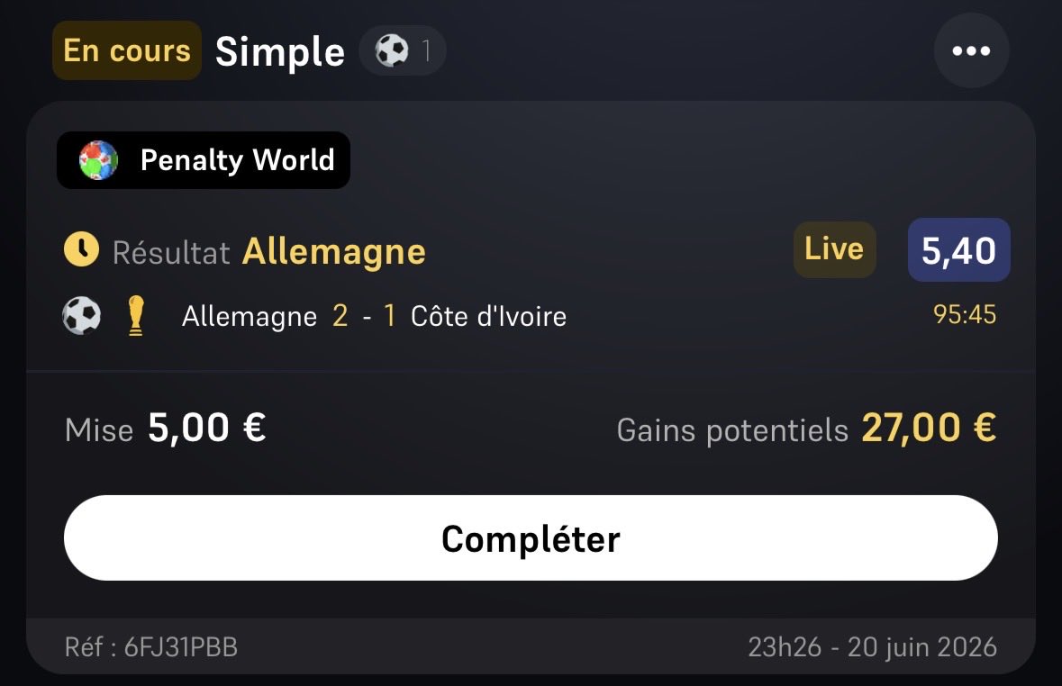 CCarbo_34's tweet photo. J’étais pour la Côte d’Ivoire mais jsp je l’ai senti, merci undav je t’aime https://t.co/BPxthU4n9z