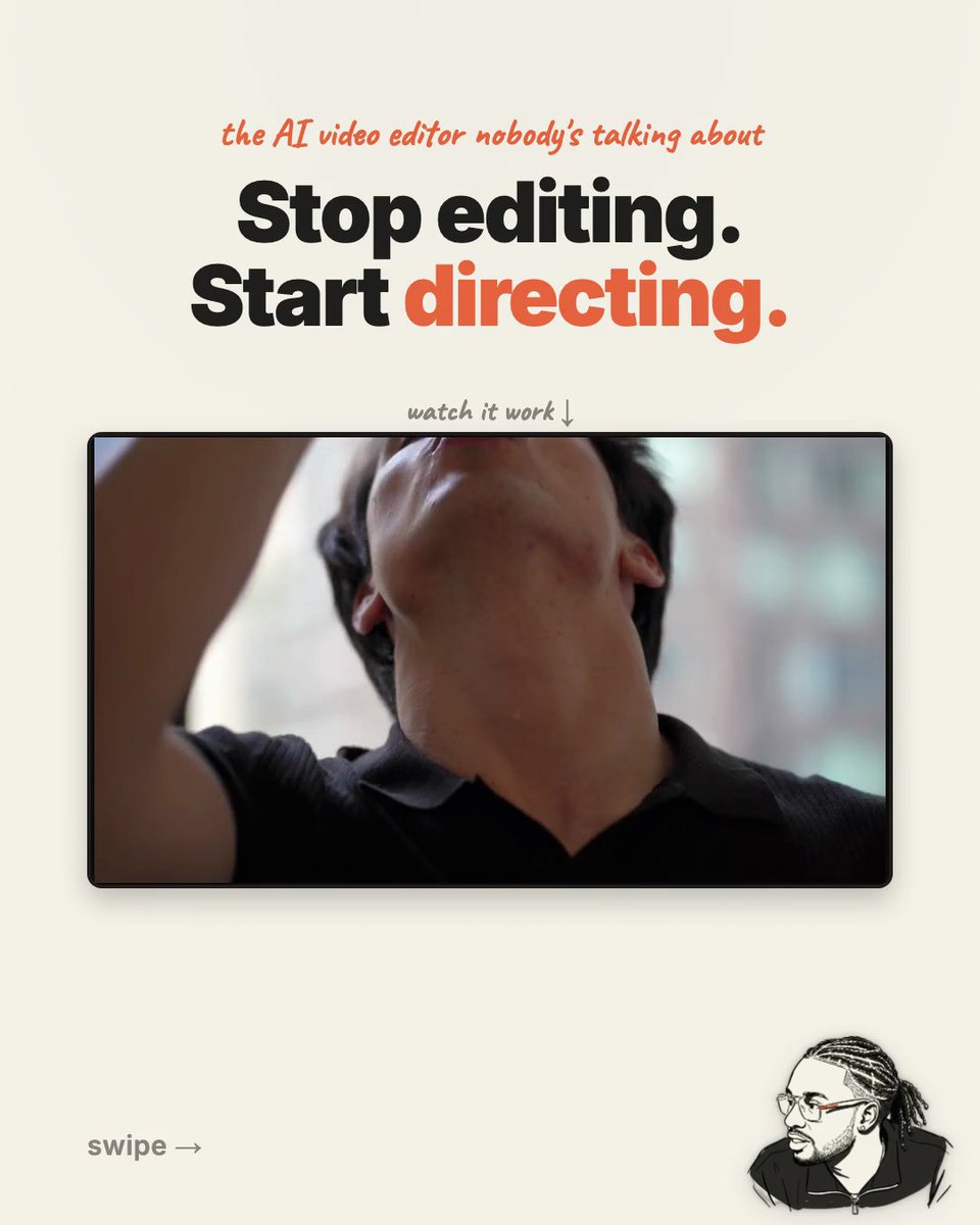SocialDrey's tweet photo. Still editing your own videos at 1am? Palmier is a free Mac editor where an AI agent cuts your timeline for you. This is what an AI system instead of hiring an editor looks like. https://t.co/VYJaOVBL5t https://t.co/32lKswxqH4