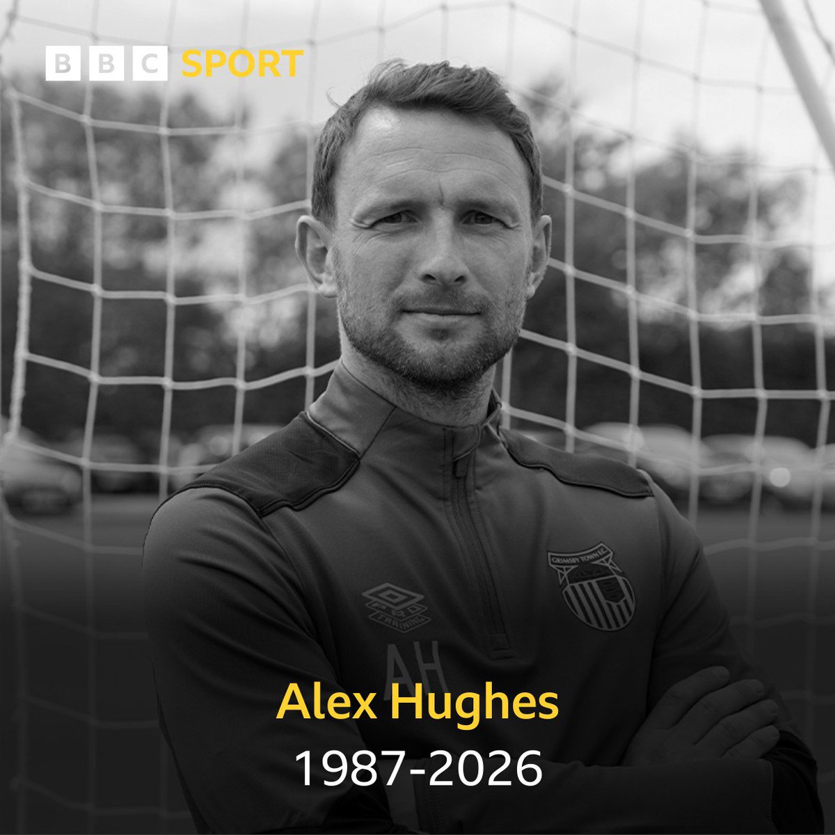 HumbersideSport's tweet photo. Grimsby Town's Player Recruitment Lead, Alex Hughes, has passed away aged 38.

We expect the club to issue an official comment at some stage.

Everyone at @RadioHumberside sends deepest condolences and sympathy to Alex' family, friends and colleagues at this sad time.

#gtfc https://t.co/P5Lebj8CeZ