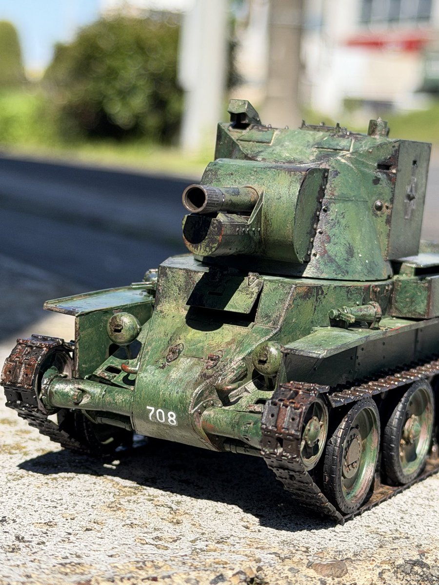 kaikadoks's tweet photo. #bt42 1/35TAMIYA  BT42 https://t.co/ZjBQyEOPiw