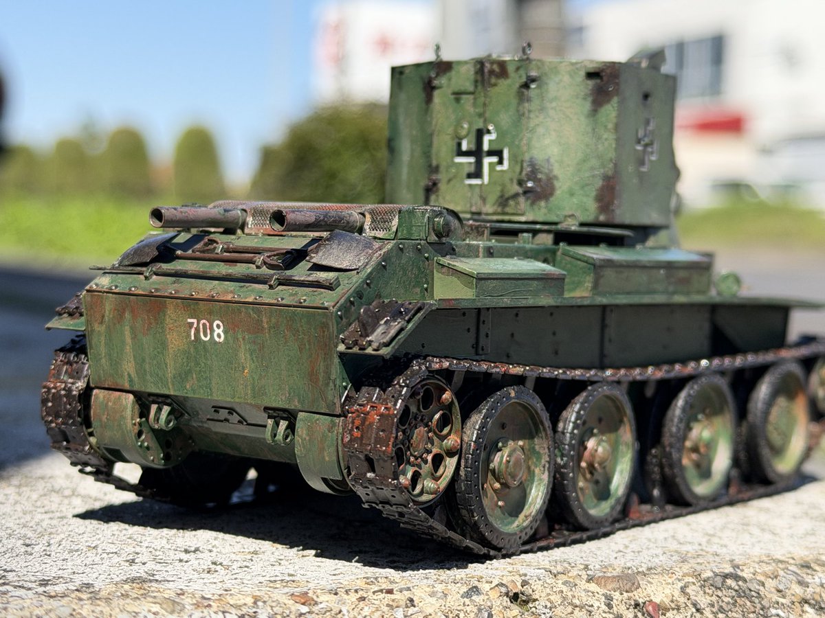 kaikadoks's tweet photo. #bt42 1/35TAMIYA  BT42 https://t.co/ZjBQyEOPiw