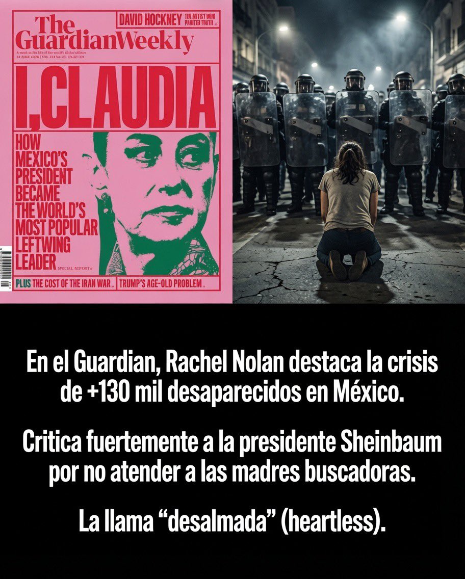 OctavioX262's tweet photo. @ciudadanochi Estos pobres iletrados nunca leen un artículo completo 😂😂

El articulo tunde a Sheinbaum por los desaparecidos y su trato a las madres buscadoras. https://t.co/4q1Fuln6ue