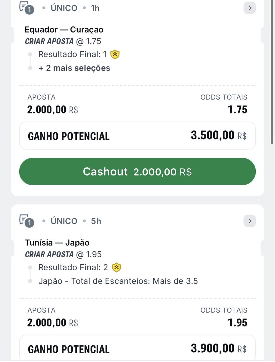 FenixTipss's tweet photo. Vou buscar essas duas pra fechar a noite 

A odd do Equador, além da vitória é over 1.5 gols e over 4.5 cantos Equador https://t.co/MdY5aX8V91