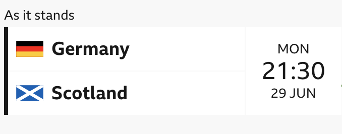 Betfred's tweet photo. BBC's 'as it stands' knockout stage bracket really is handy, it lets you feel that utter dread before it's even confirmed. https://t.co/l81h5hp0mD