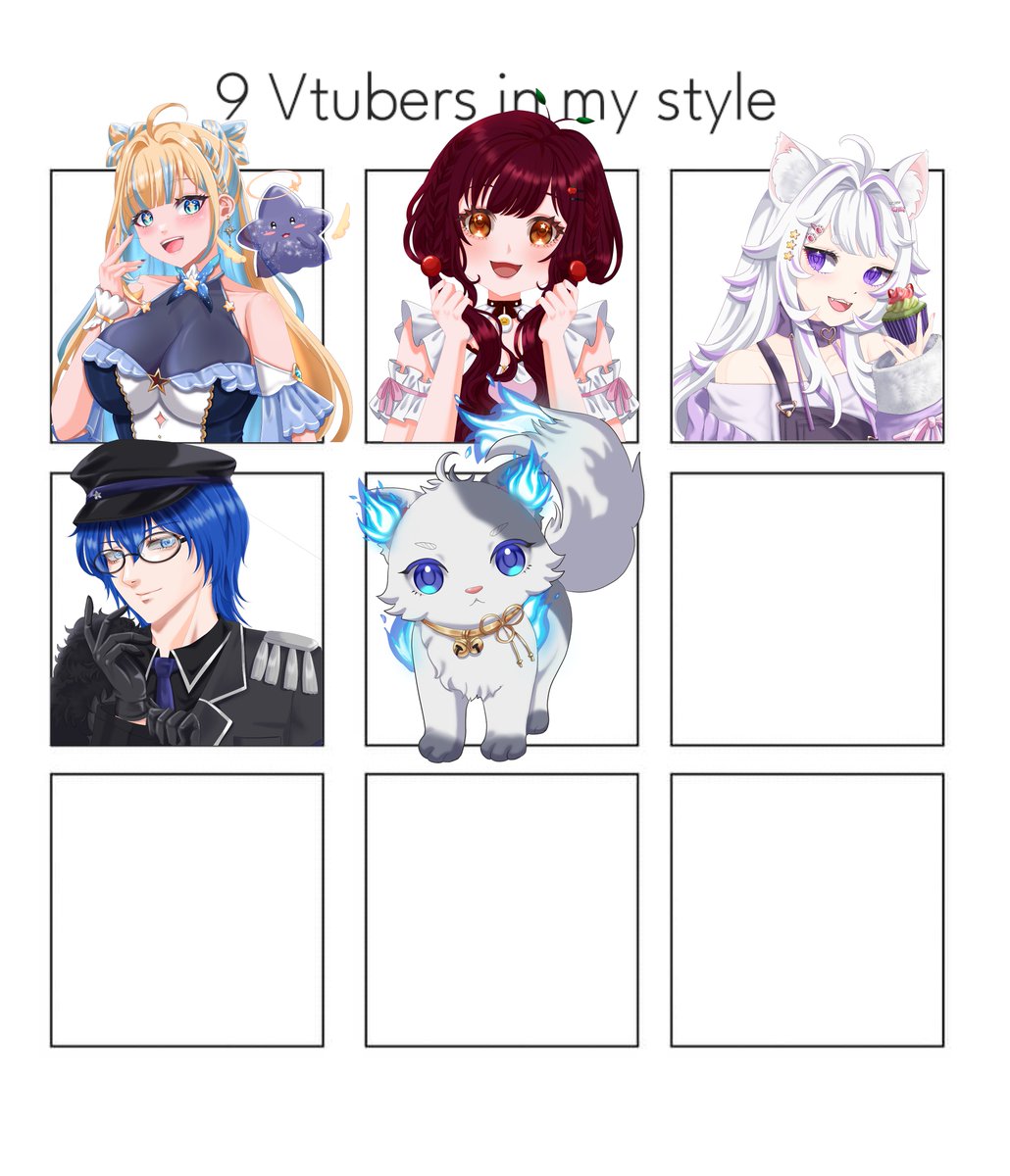 mamooarts's tweet photo. Cicilan ke 5, 9 vtuber in my style series
@kucingnyasaran 
#vtuberID #mamooya #cat

balik hiatus dari seri ini ngeberesin yang menang chibi art raffle dulu https://t.co/9NDphRkRch
