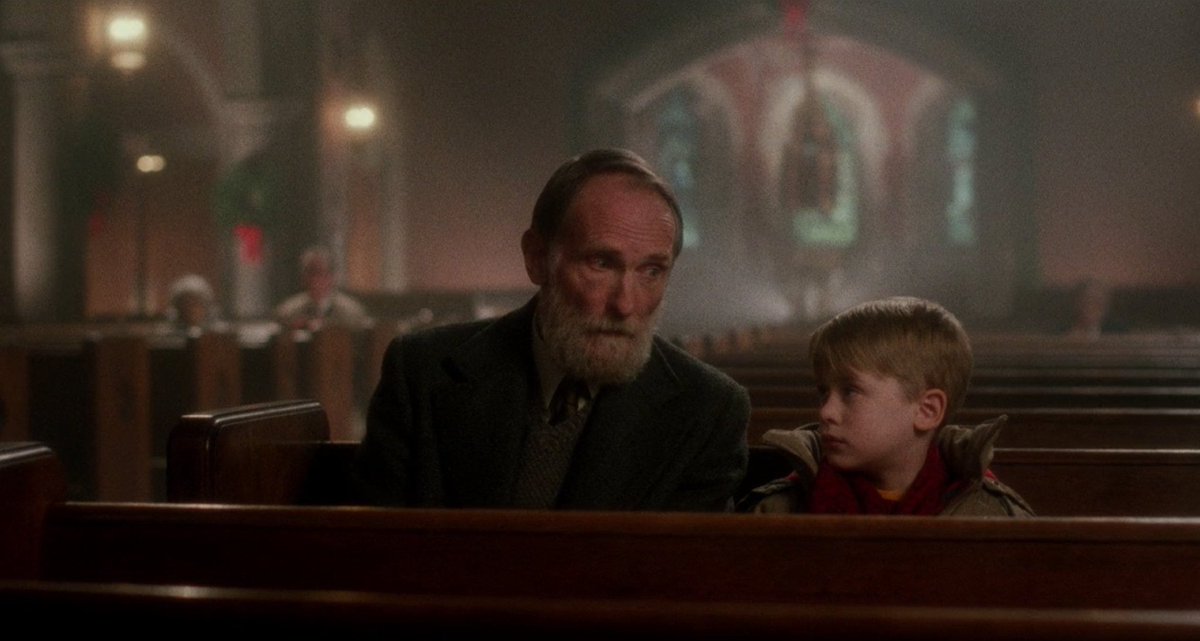 Drop_N_Run's tweet photo. Home Alone’s writer and director were both Catholic, but they had to film the church scene in an Episcopal church because every Catholic church in the area had been the victim of a nasty post-Vatican 2 beige renovation. https://t.co/qJEaa5pL1Q
