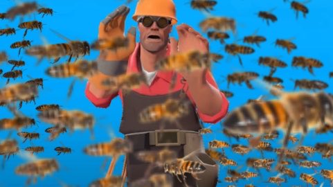 prest3_lo's tweet photo. HELP, Bees are stinging me! https://t.co/0YRkE6cPBl