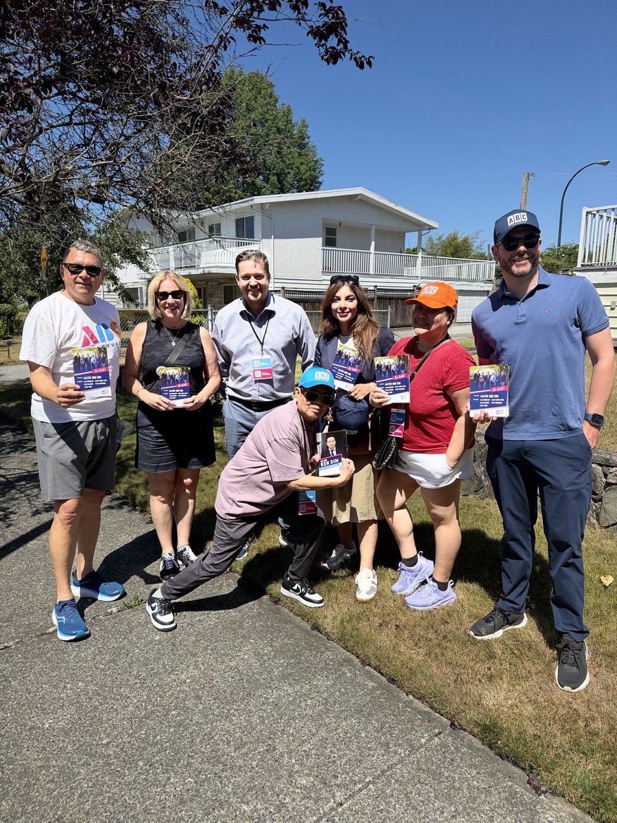 MikeKlassen's tweet photo. Thank you, Killarney!

It was great to be back in my old neighbourhood with our ABC Vancouver team and volunteers, connecting with residents and hearing their thoughts on Vancouver’s future.

We appreciate everyone who opened their door to chat with us today. @Vote4ABC https://t.co/Hb8SkaInbw