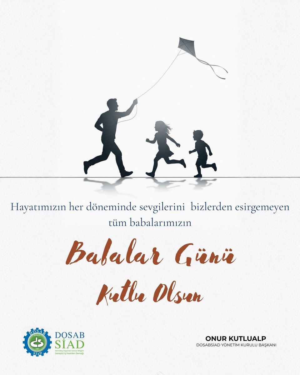 DOSAB_SIAD's tweet photo. Hayatın her anında sevgisi, emeği ve desteğiyle yolumuzu aydınlatan tüm babaların Babalar Günü kutlu olsun. https://t.co/Bp1UcUtpFe